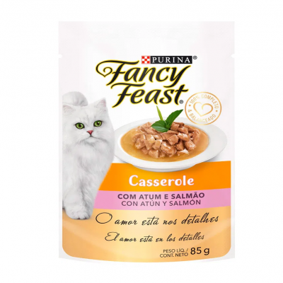 Comida Húmeda Para Gato Fancy Feast Casserole Atún Y Salmón